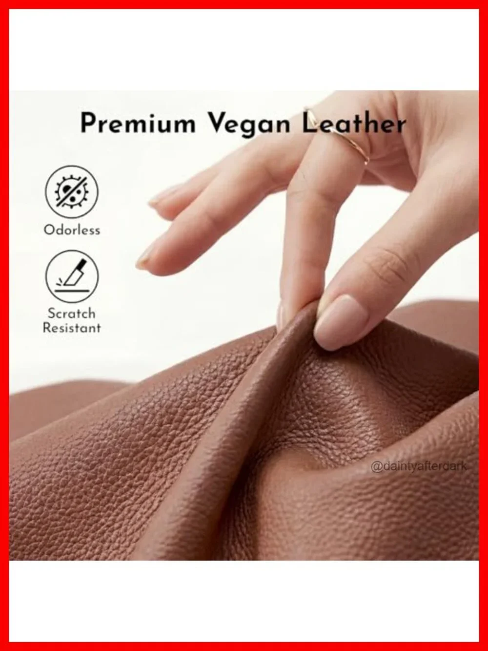 Vegan Leather Top Handle Satchel Tote with Lock Buckle